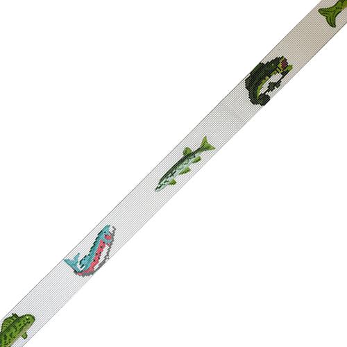 Freshwater Fish Belt Painted Canvas The Meredith Collection 