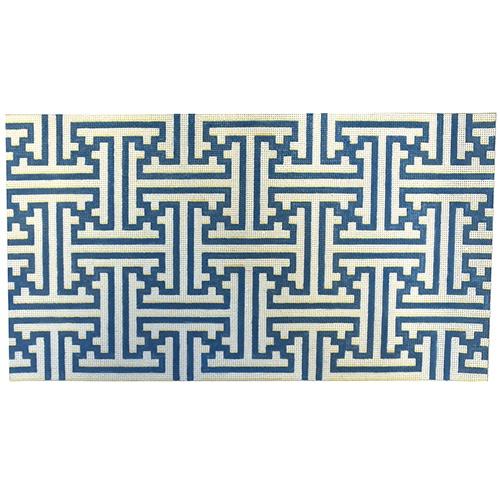 Fretwork Bolster Painted Canvas Associated Talents 