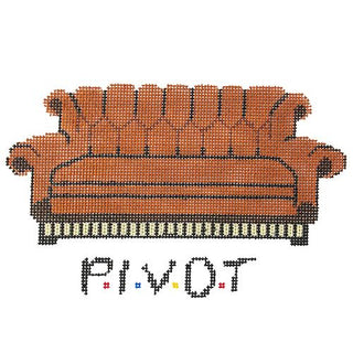 Friends Pivot Couch Painted Canvas Penny Linn Designs 
