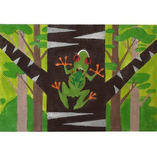 Frog and Baby Painted Canvas Love You More 
