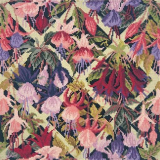 Fuchsia Trellis Needlepoint Kit Kits Elizabeth Bradley Design 
