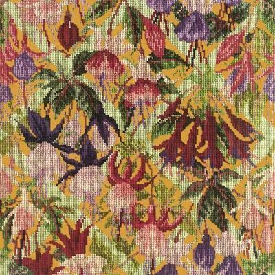 Fuchsia Trellis Needlepoint Kit Kits Elizabeth Bradley Design Yellow 
