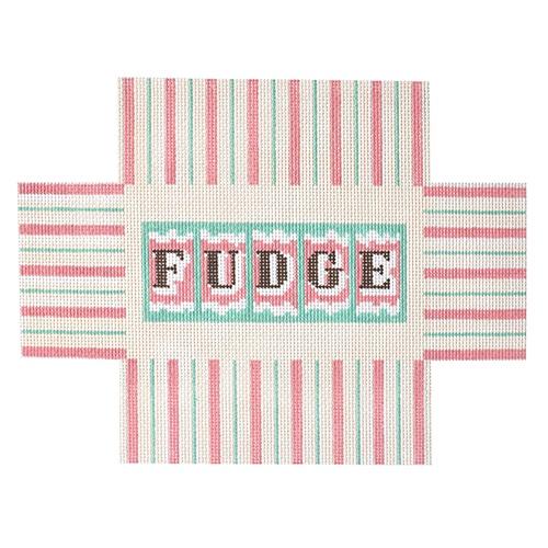 Fudge Box Painted Canvas The Plum Stitchery 