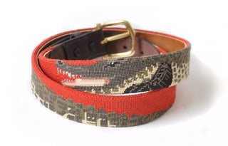 Full Alligator Belt Painted Canvas Susan Roberts Needlepoint Designs Inc. 
