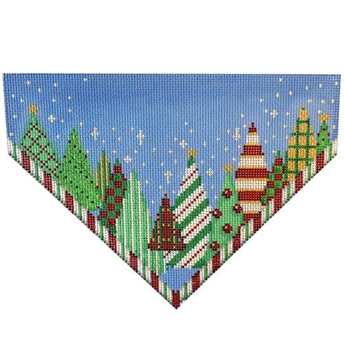 Funky Forest Stocking Top I Painted Canvas Associated Talents 
