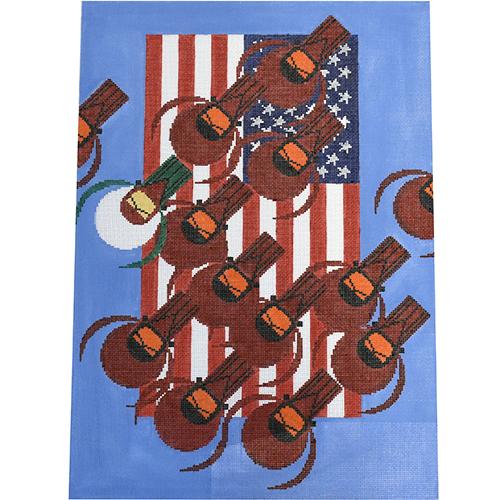 Furrin' Feathers on 13 Painted Canvas Charley Harper  - 1