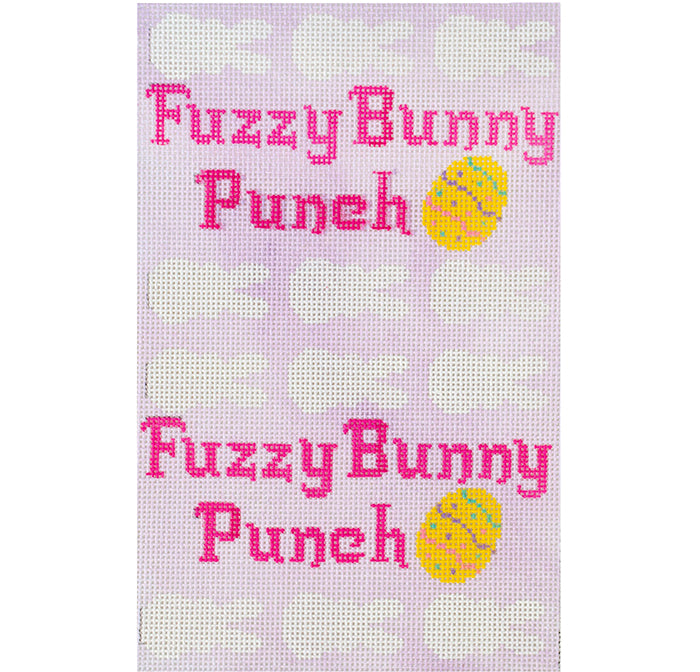 Fuzzy Bunny Punch 3D Holiday Can Painted Canvas A Stitch in Time 