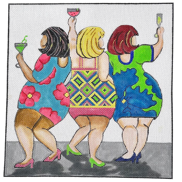 Gal Pals Painted Canvas Alice Peterson Company 