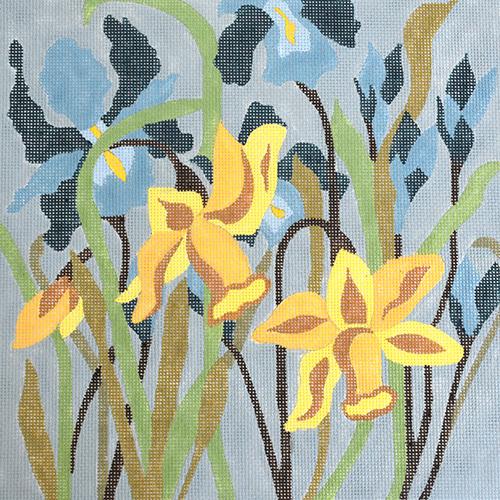 Garden 5 Painted Canvas Melissa Prince Designs  - 1