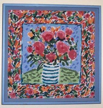 Garden Bouquet 06 Painted Canvas Cooper Oaks Design  - 1