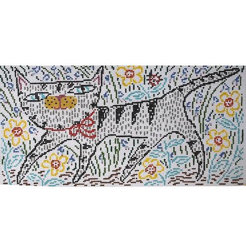 Garden Cat Painted Canvas Birds of a Feather  - 1