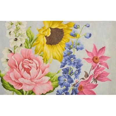 Garden Floral Painted Canvas Kirk & Bradley 
