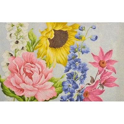 Garden Floral Painted Canvas Kirk & Bradley 