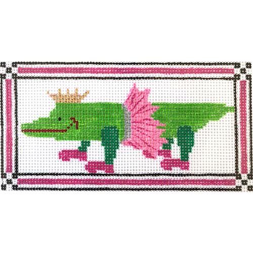 Gator Ballet Painted Canvas The Princess & Me  - 1