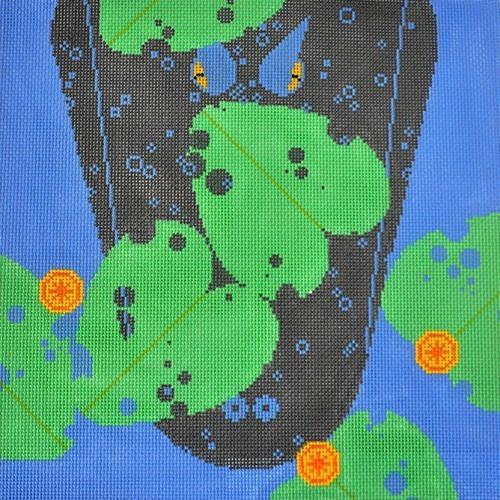 Gatorscape Painted Canvas Charley Harper 