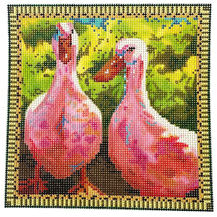 Geese Painted Canvas Colors of Praise  - 1