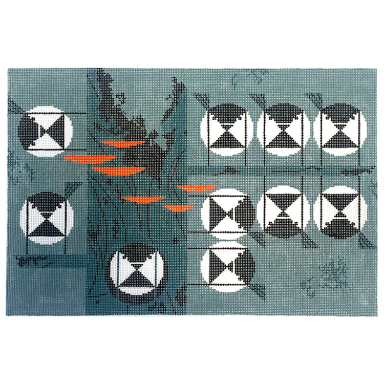 Generation Gasp Painted Canvas Charley Harper 
