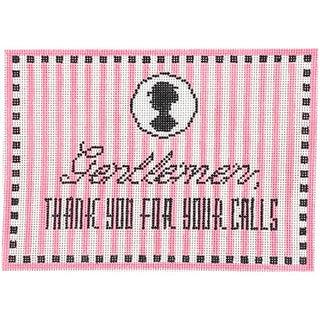 Gentleman, Thank You Painted Canvas Wipstitch Needleworks 
