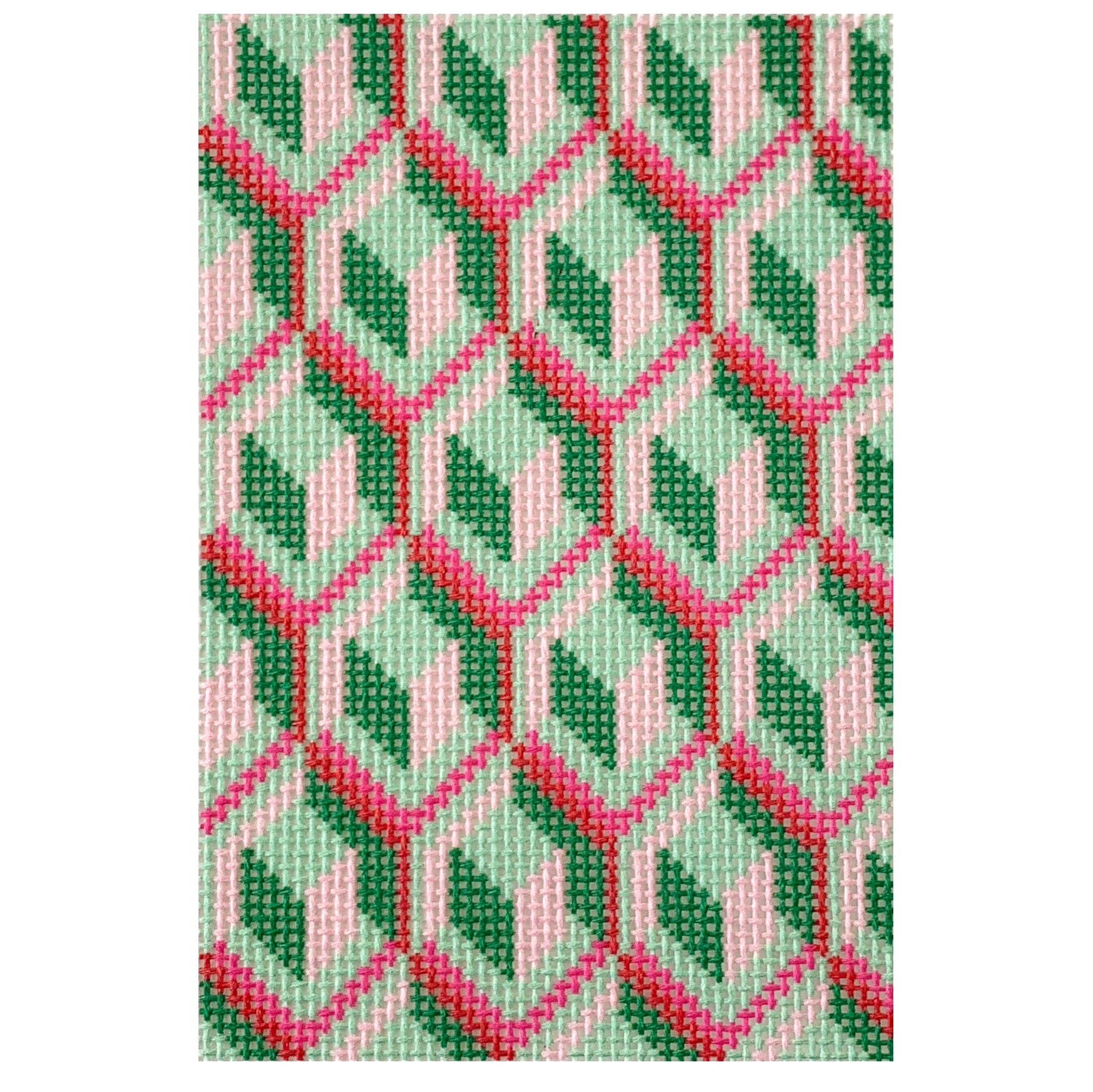 Geode Passport Insert (Pink + Green + Mint) Painted Canvas Rachel Barri Designs 