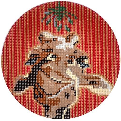 Georgia the Giraffe Painted Canvas Thorn Alexander  - 1