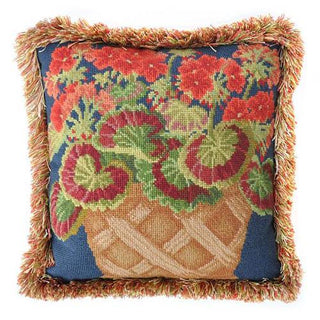 Geranium Pot Needlepoint Kit Kits Elizabeth Bradley Design 

