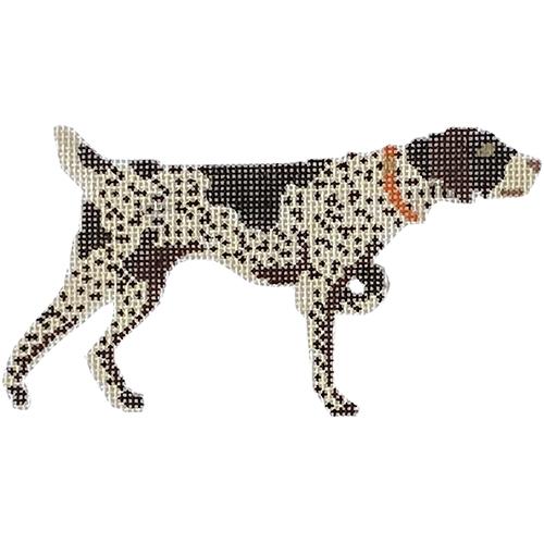 German Short Haired Pointer Painted Canvas PIP & Roo  - 1