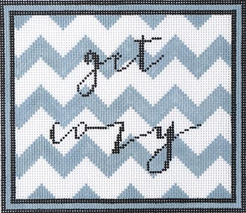 Get Cozy Painted Canvas Pewter & Pine  - 1