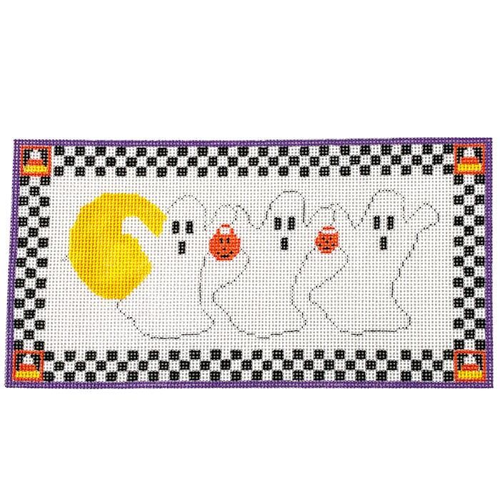 Ghoul's Night Out with Stitch Guide Painted Canvas The Princess & Me  - 1