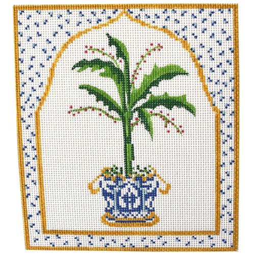Ginger Jar #3 Painted Canvas Tina Griffin Designs  - 1