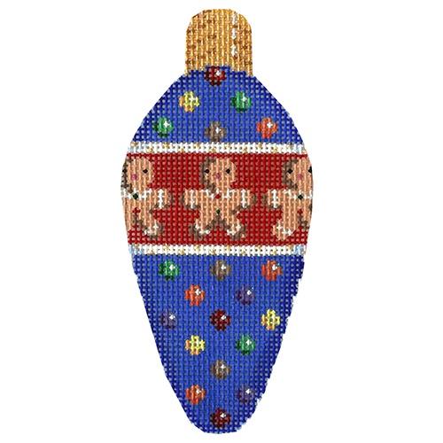 Gingerbread Boy / Candies Light Bulb Painted Canvas Associated Talents 