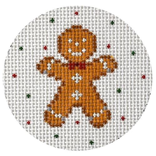 GIngerbread Boy Ornament (SR) Painted Canvas Susan Roberts Needlepoint Designs Inc.  - 1