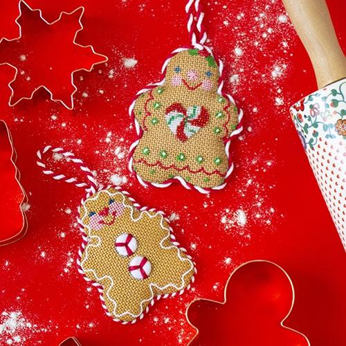 Gingerbread Couple Kit & Online Class Online Classes Burnett & Bradley  - 1