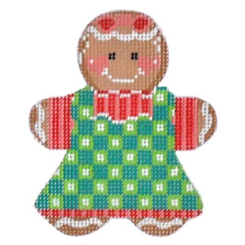 Gingerbread Girl 2 Painted Canvas Danji Designs  - 1