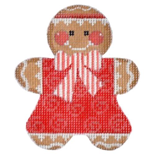 Gingerbread Girl 3 Painted Canvas Danji Designs  - 1