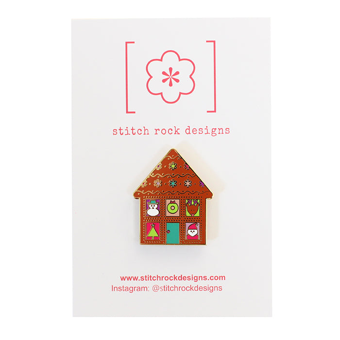 Gingerbread House Needleminder Accessories Stitch Rock Designs  - 1