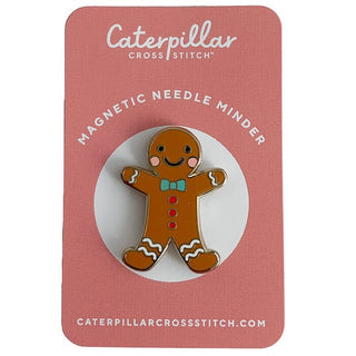 Gingerbread Man Enamel Needleminder Accessories Caterpillar Cross 
