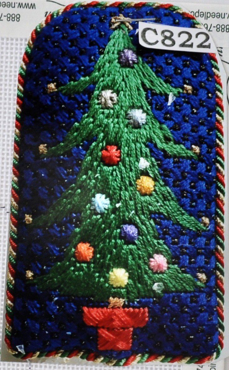 Gingerbread Village   Cherry Tree Painted Canvas The Princess & Me 
