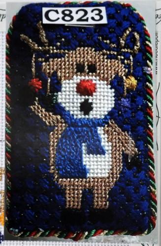Gingerbread Village   Reindeer Painted Canvas The Princess & Me  - 1