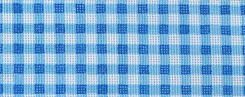 Gingham - Blue & White Painted Canvas Kate Dickerson Needlepoint Collections 