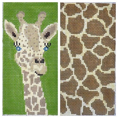 Giraffe Eyeglasses Case Painted Canvas J. Child Designs 
