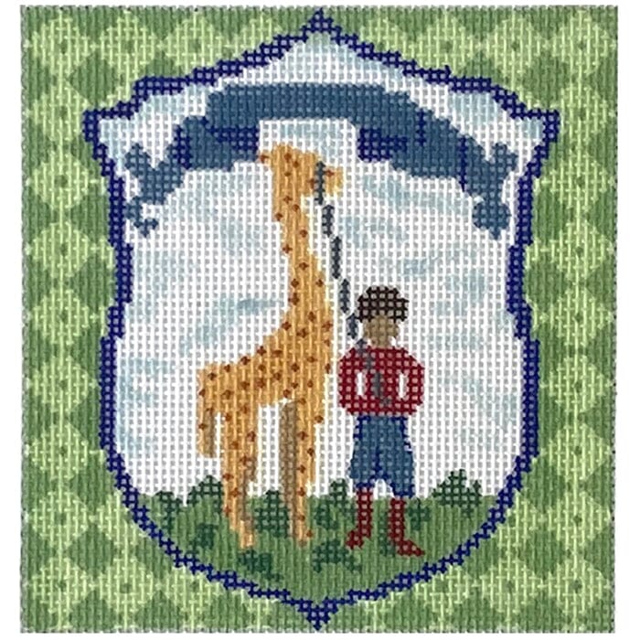 Giraffe Painted Canvas Tina Griffin Designs 
