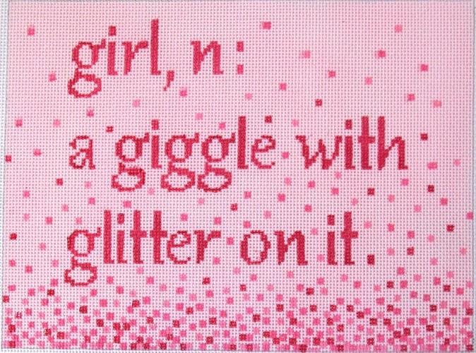 Girl Definition Painted Canvas Rachel Donley 