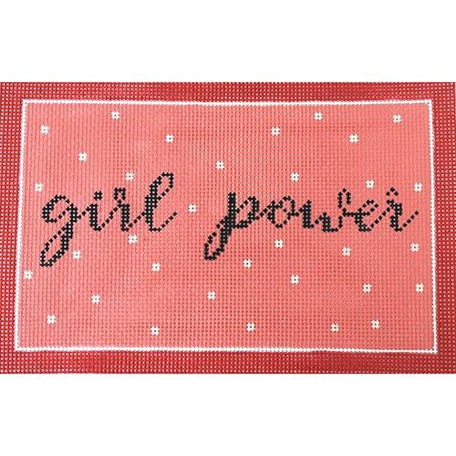 Girl Power Painted Canvas Alice & Blue 