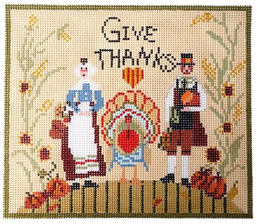 Give Thanks Painted Canvas Birds of a Feather  - 1