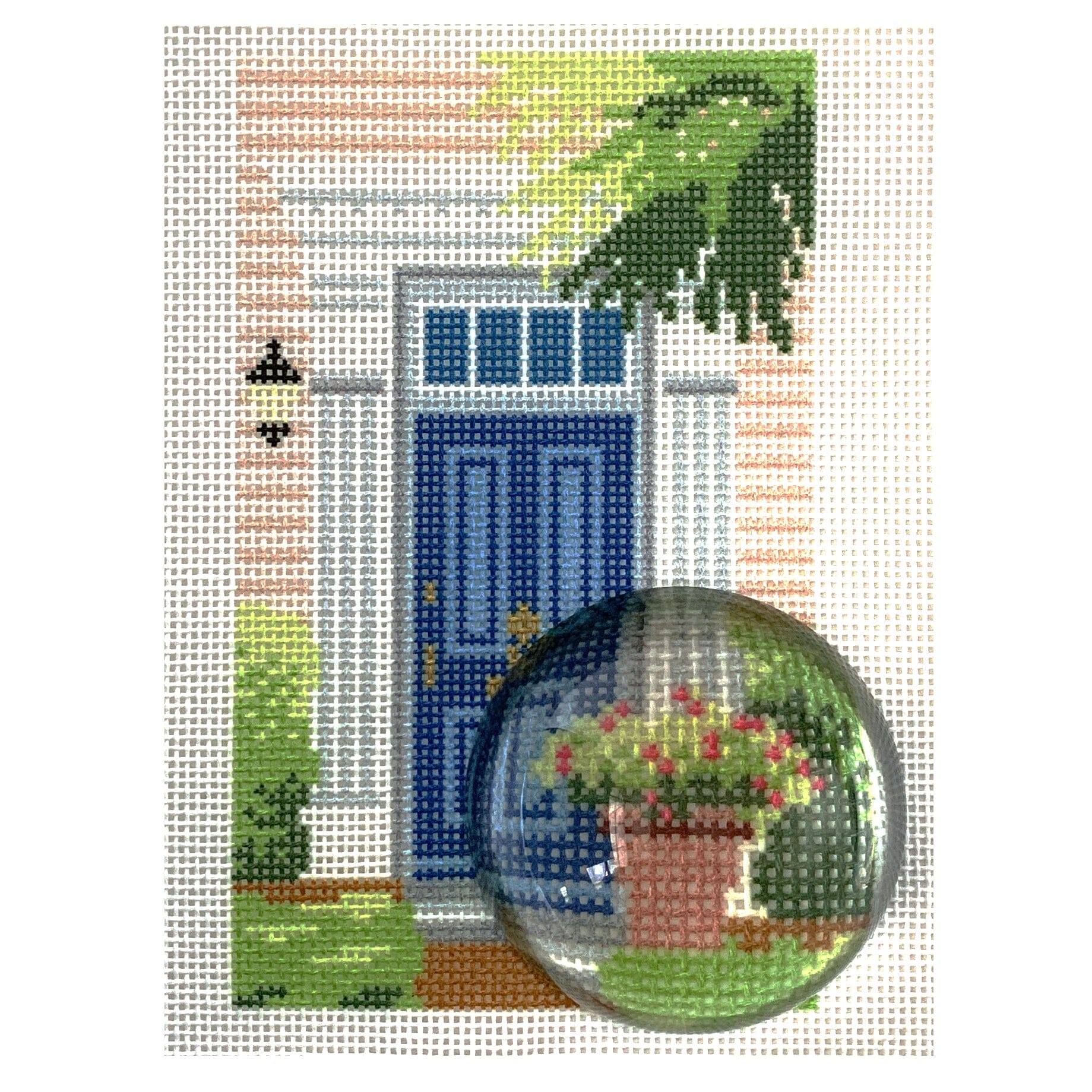 Glass Dome Magnifier Accessories Yarn Tree 
