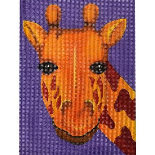 Gloria the Giraffe Painted Canvas Madeleine Elizabeth 