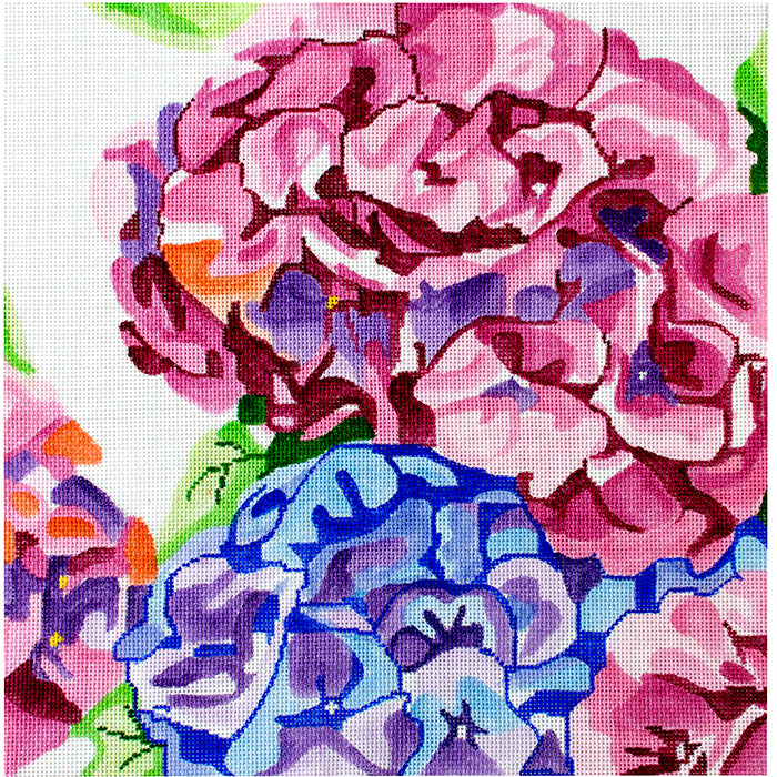 Gloriosa Hydrangea JS Painted Canvas Jean Smith  - 1