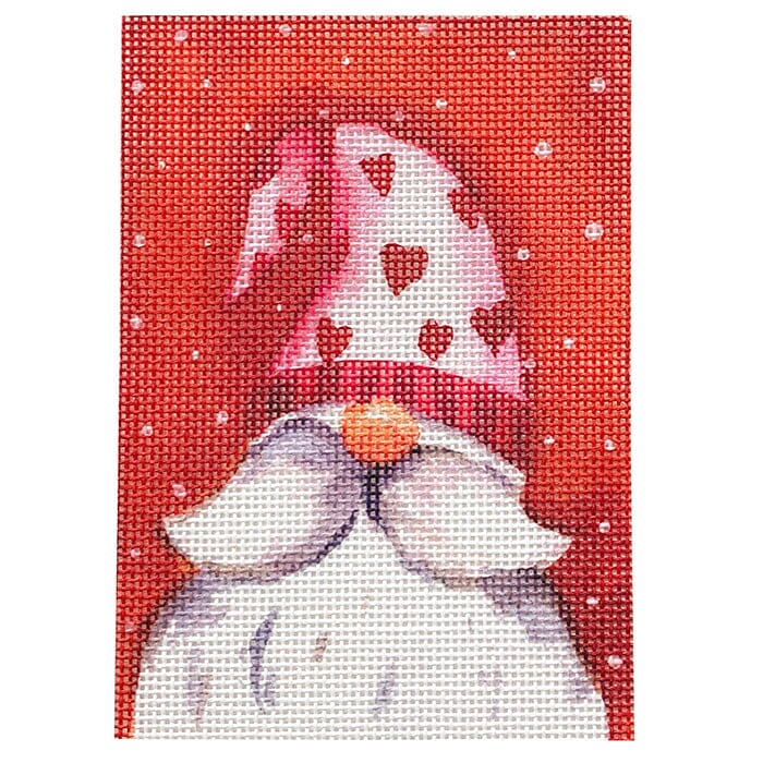 Gnome Heart Hat Painted Canvas All About Stitching/The Collection Design 