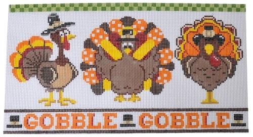 Gobble Gobble Painted Canvas The Meredith Collection 