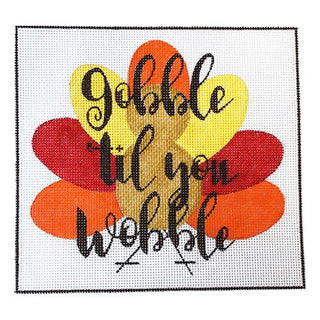 Gobble 'Til You Wobble Painted Canvas A Poore Girl Paints 
